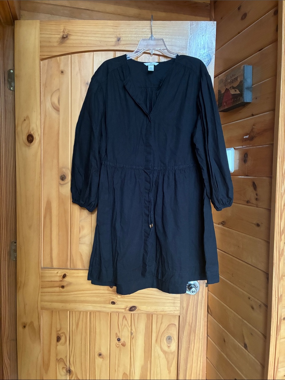 Linen cotton dress